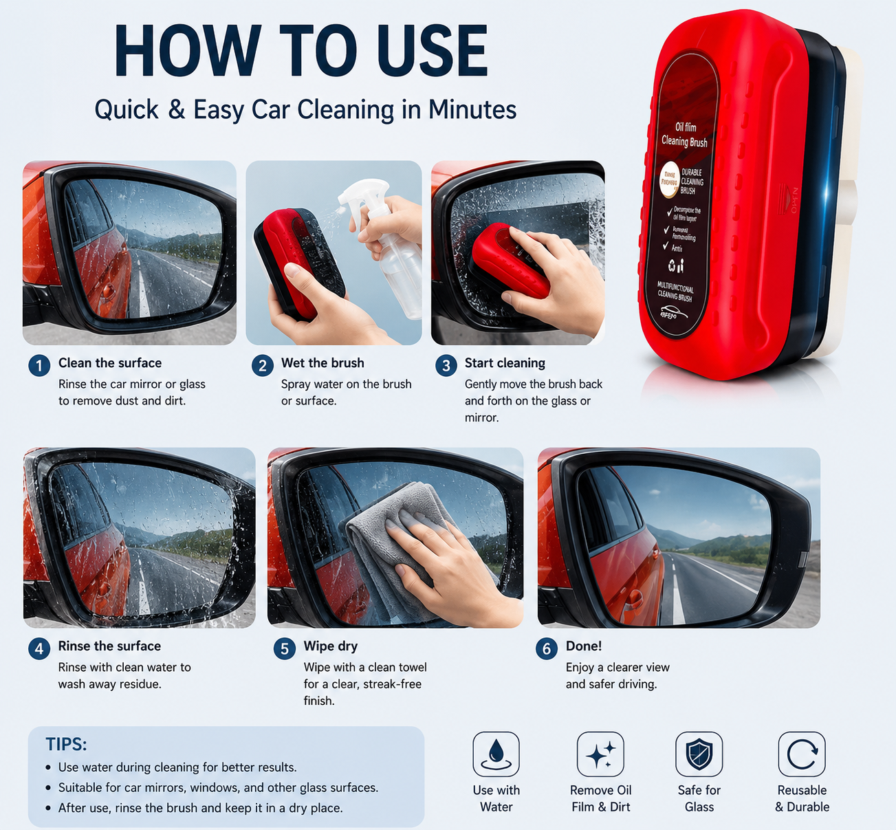 Car & Bike Windshield Cleaner